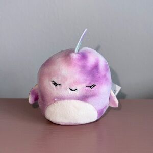 Squishmallows Squishville Nabila the Narwhal 💜🩷